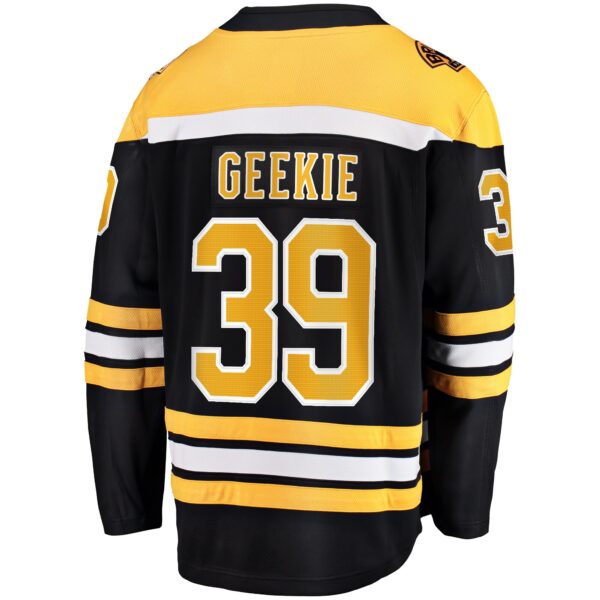 Morgan Geekie Boston Bruins Fanatics Home Breakaway Jersey - Black