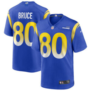 Isaac Bruce 80 Los Angeles Rams Men Game Retired Jersey - Royal