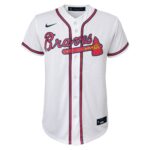 Spencer Strider Atlanta Braves  Youth Home Replica Player Jersey - White