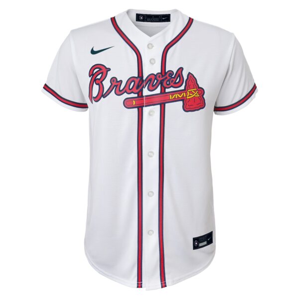 Spencer Strider Atlanta Braves  Youth Home Replica Player Jersey - White