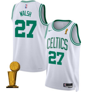 Jordan Walsh 27 Boston Celtics 2024 FINALS CHAMPIONS Swingman Jersey - Association Edition - White
