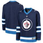 Winnipeg Jets Fanatics Youth Home Replica Blank Jersey - Blue