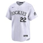 Nolan Jones Colorado Rockies  Home Limited Player Jersey - White