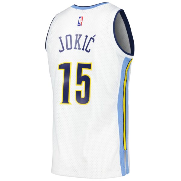 Nikola Jokic Denver Nuggets Mitchell & Ness 2016/17 Throwback Swingman Jersey - White