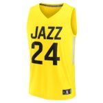 Walker Kessler Utah Jazz Fanatics Fast Break Replica Player Jersey - Icon Edition - Yellow