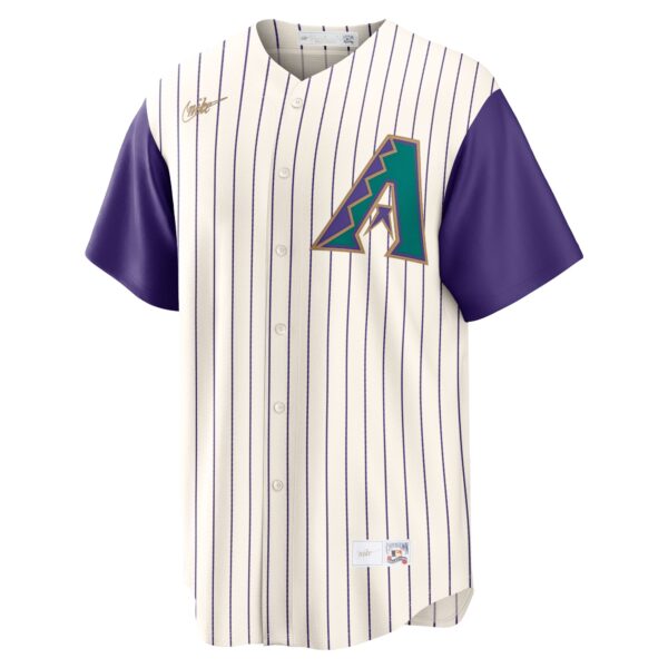 Randy Johnson Arizona Diamondbacks  Alternate Cooperstown Collection Player Jersey - Cream/Purple