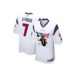 CJ Stroud 7 Houston Texans Cool Breeze Signed Game YOUTH Jersey - White
