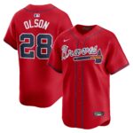Matt Olson Atlanta Braves  Alternate Limited Player Jerseyu00c2u00a0u00e2u20acu201c Red