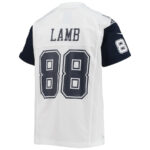 CeeDee Lamb 88 Dallas Cowboys YOUTH Alternate Game Jersey - White