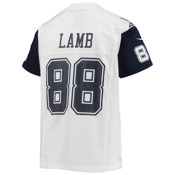 CeeDee Lamb 88 Dallas Cowboys YOUTH Alternate Game Jersey - White