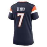 John Elway 7 Denver Broncos Retired Women Alternate Game Jersey - Navy