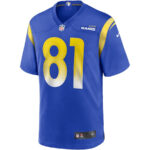 Torry Holt 81 Los Angeles Rams Men Game Retired Jersey - Royal