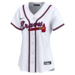 Atlanta Braves  Women's Home Limited Custom Jersey - White