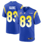 Nikola Kalinic 83 Los Angeles Rams 2023 Playoffs Patch Game Men Jersey - Royal