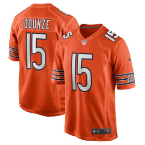 Rome Odunze 15 Chicago Bears Alternate Game Men Jersey - Orange