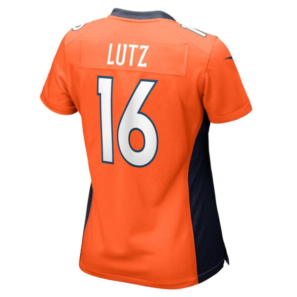 Wil Lutz 16 Denver Broncos Women Game Jersey - Orange