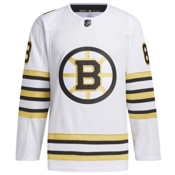David Pastrnak Boston Bruins adidas  Primegreen 100th Anniversary Authentic Player Jersey - White