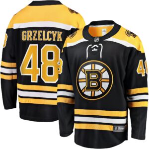 Matt Grzelcyk Boston Bruins Fanatics Team Home Breakaway Player Jersey - Black