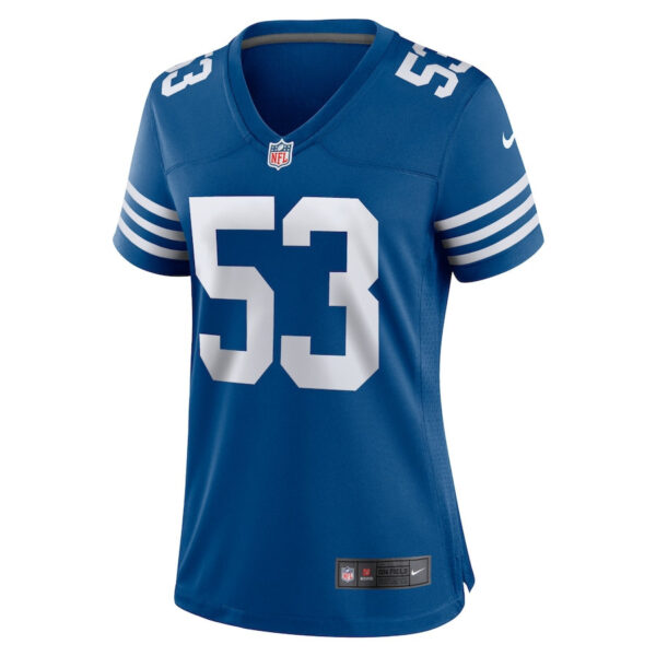 Shaquille Leonard 53 Indianapolis Colts Women Alternate Game Jersey - Royal