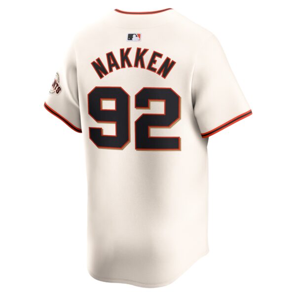 Alyssa Nakken San Francisco Giants  Home Limited Player Jerseyu00c2u00a0u00e2u20acu201c Cream