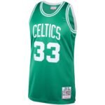 Larry Bird Boston Celtics Mitchell & Ness 1985/86 Hardwood Classics Authentic Jersey - Kelly Green