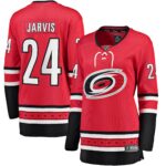 Seth Jarvis Carolina Hurricanes Fanatics Women's Alternate Breakaway Player Jersey - Red