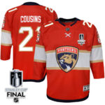 Nick Cousins 21 Florida Panthers 2024 STANLEY CUP Final Youth Home Breakaway Jersey - Red