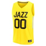 Jordan Clarkson Utah Jazz Fanatics Fast Break Replica Jersey - Icon Edition - Yellow