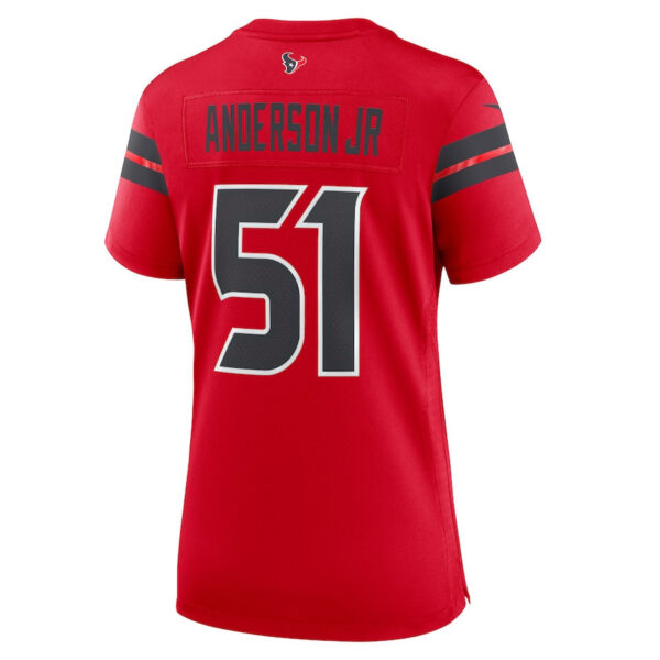 Will Anderson Jr. 51 Houston Texans Women Alternate Game Jersey - Red