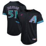 Randy Johnson Arizona Diamondbacks  Youth Cooperstown Collection Limited Player Jersey - Black