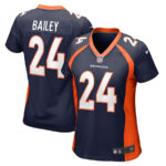 Champ Bailey 24 Denver Broncos Women Retired Jersey - Navy
