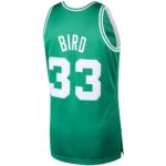 Larry Bird Boston Celtics Mitchell & Ness 1985/86 Hardwood Classics Authentic Jersey - Kelly Green