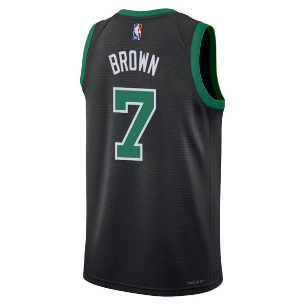 Jaylen Brown 7 Boston Celtics 2024 FINALS CHAMPIONS Swingman Jersey - Statement Edition - Black
