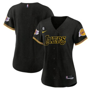 Los Angeles Lakers Baseball Jersey - Black Mamba