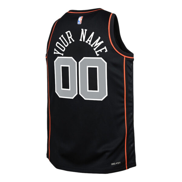 Detroit Pistons 2023/24 City Edition Swingman Custom YOUTH Jersey - Black