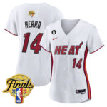 Tyler Herro 14 Miami Heat 2023 Finals Baseball Women Jersey - Association