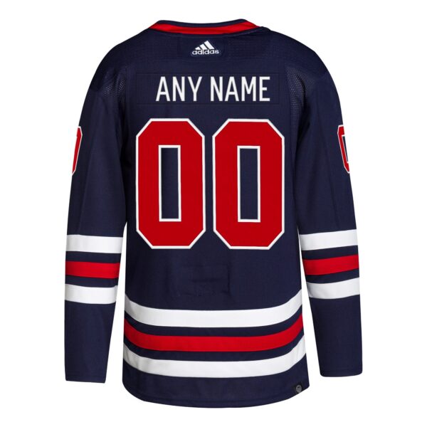 Winnipeg Jets adidas  Alternate 2021/22 Primegreen Authentic Custom Jersey - Navy