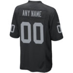 Las Vegas Raiders Men Custom Game Jersey - Black