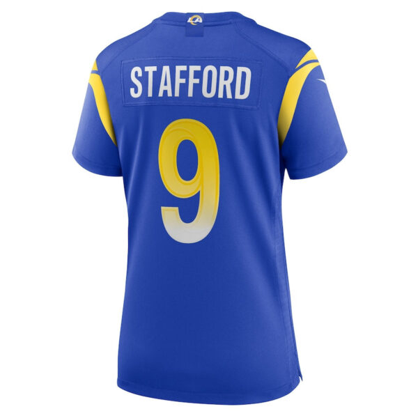 Matthew Stafford 9 Los Angeles Rams Women Game Jersey - Royal