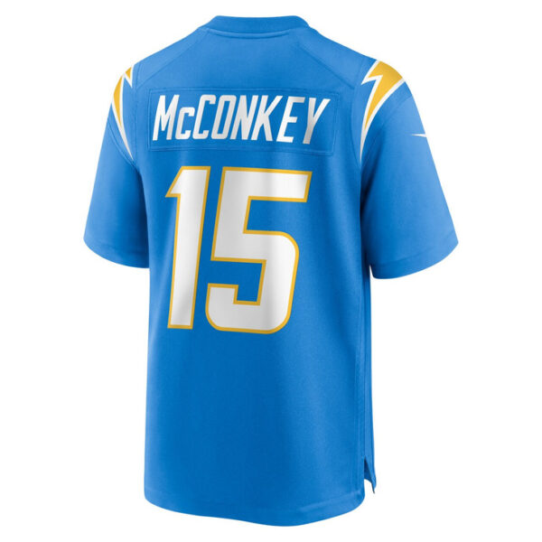 Ladd McConkey Los Angeles Chargers 2024 Player Game Jersey - Powder Blue