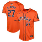 Jose Altuve 27 Houston Astros Alternate Limited YOUTH Jersey - Orange