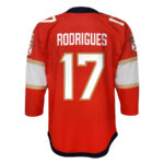Evan Rodrigues 17 Florida Panthers 2024 STANLEY CUP Final Youth Home Breakaway Jersey - Red