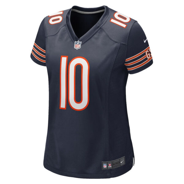 Trace McSorley 10 Chicago Bears Team Game Women Jersey - Navy