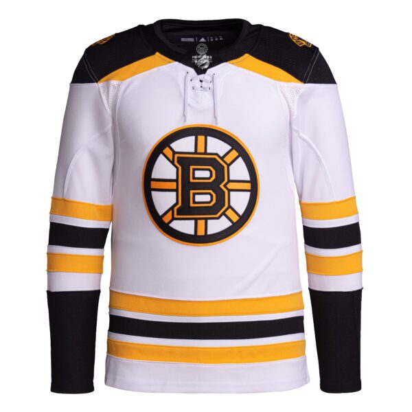Boston Bruins adidas Men's Away Primegreen Authentic Jersey - White