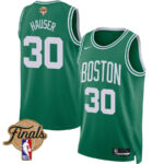 Sam Hauser 30 Boston Celtics 2024 FINALS PATCH Icon Edition Jersey - Kelly Green