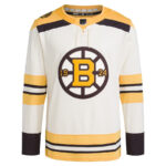 Boston Bruins 100th Anniversary Primegreen Men Jersey - Cream