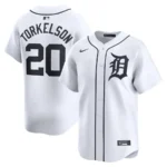 Spencer Torkelson 20 Detroit Tigers Home Limited Player YOUTH Jersey - White