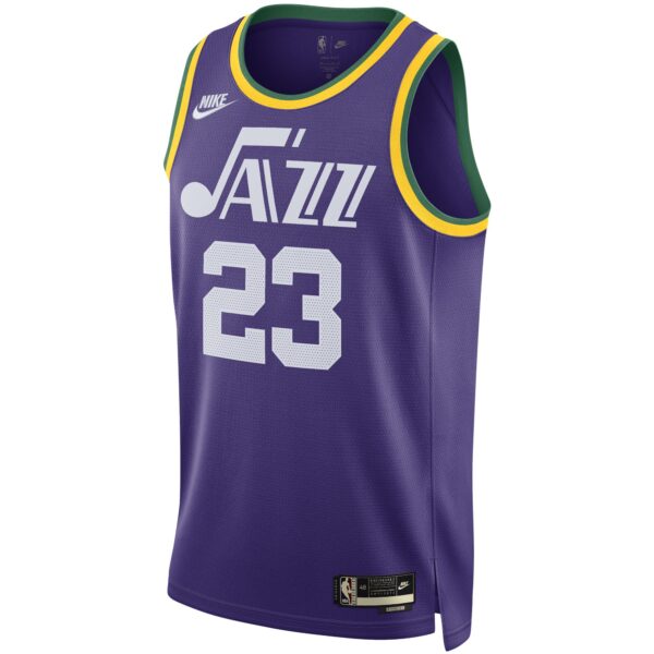 Lauri Markkanen Utah Jazz  Unisex 2023/24 Swingman Replica Jersey - Classic Edition - Purple