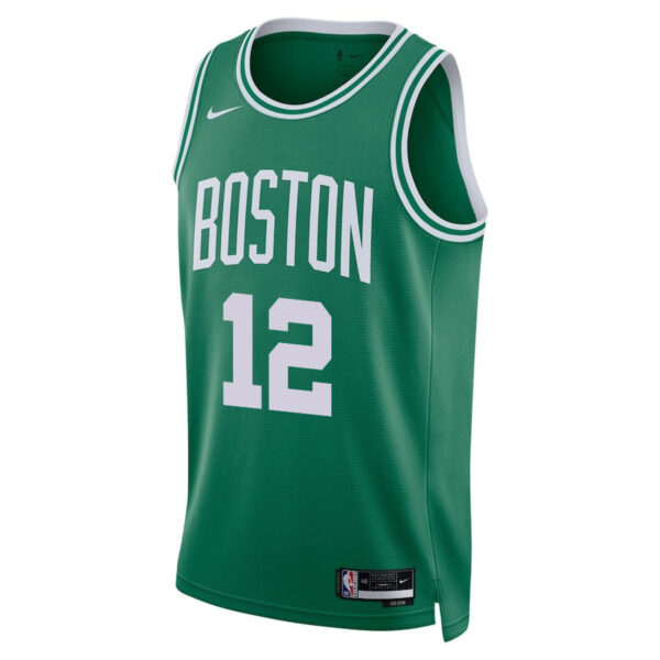Oshae Brissett 12 Boston Celtics 2024 FINALS PATCH Icon Edition Jersey - Kelly Green