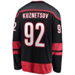 Evgeny Kuznetsov Carolina Hurricanes Fanatics Home Breakaway Jersey - Black